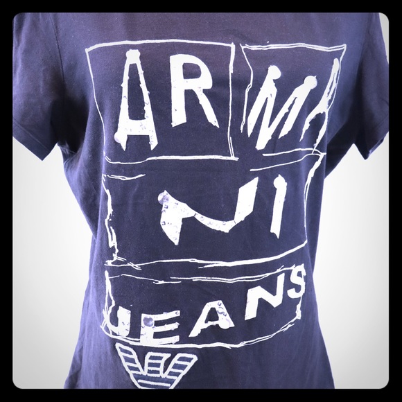 armani jeans top